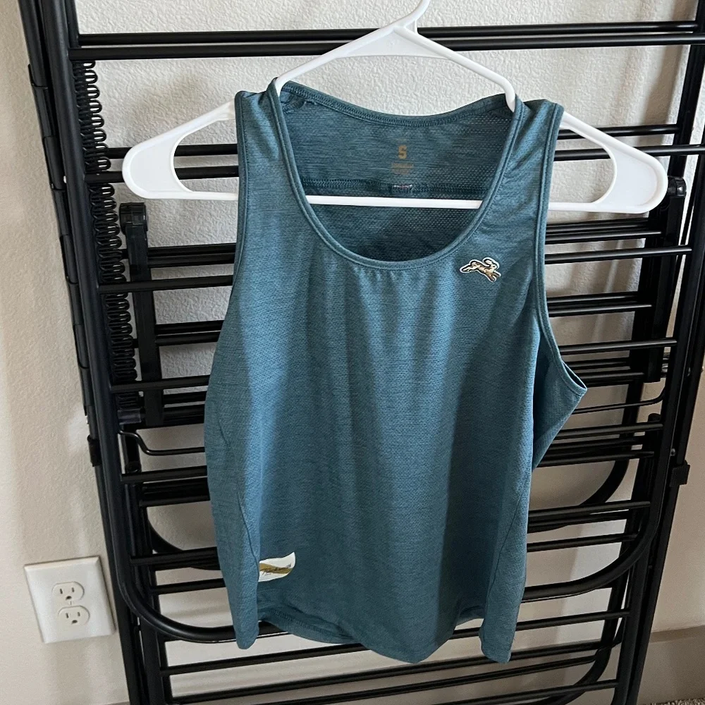 Tracksmith Teal Athletic Tank Top - Picture 1 of 2
